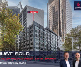 Offices commercial property sold at 706/107 Walker Street North Sydney NSW 2060