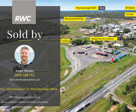 Factory, Warehouse & Industrial commercial property sold at Lots 14 & 15 Enterprise Circuit Maryborough QLD 4650