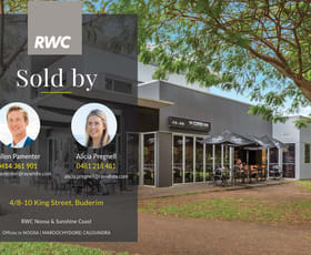 Shop & Retail commercial property sold at Shop 4/8-10 King Street Buderim QLD 4556