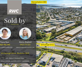 Factory, Warehouse & Industrial commercial property sold at 18 Kayleigh Drive Buderim QLD 4556