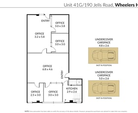 Offices commercial property for sale at 41G/190 Jells Road Wheelers Hill VIC 3150