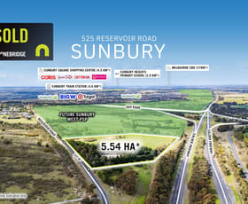 Development / Land commercial property sold at 525 Reservoir Road Sunbury VIC 3429