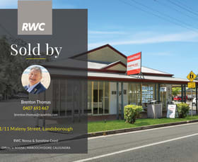 Offices commercial property sold at Shop 1/11 Maleny Street Landsborough QLD 4550