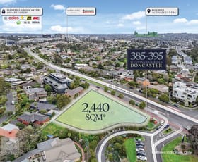 Development / Land commercial property for sale at 385-395 Manningham Road Doncaster VIC 3108