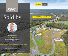 Development / Land commercial property sold at Lot 35 Enterprise Circuit Maryborough West QLD 4650