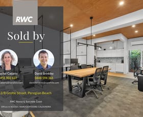 Offices commercial property sold at 2/8 Grebe Street Peregian Beach QLD 4573