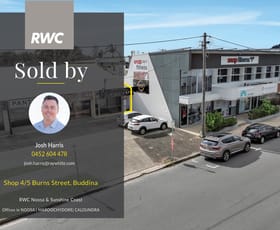 Shop & Retail commercial property sold at Shop 4/5 Burns Street Buddina QLD 4575