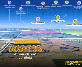 Rural / Farming commercial property for sale at 665-735 Manks Road Cardinia VIC 3978