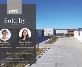 Factory, Warehouse & Industrial commercial property for sale at 7/115-119 Quanda Road Coolum Beach QLD 4573