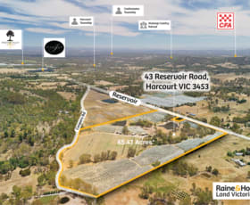 Rural / Farming commercial property for sale at 43 Reservoir Road Harcourt VIC 3453