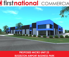 Factory, Warehouse & Industrial commercial property for sale at Proposed Micro Unit 23, 22-25 Busselton Airport Business Park Yalyalup WA 6280
