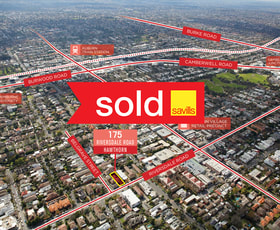 Offices commercial property sold at 175 Riversdale Road Hawthorn VIC 3122