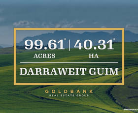 Rural / Farming commercial property sold at Darraweit Guim VIC 3756