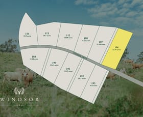 Rural / Farming commercial property sold at Lot 186 Windsor Drive Mount Hallen QLD 4312