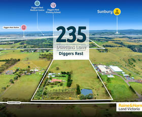 Rural / Farming commercial property for sale at 235 Duncans Lane Diggers Rest VIC 3427