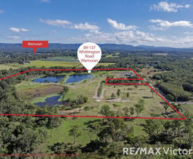 Rural / Farming commercial property for sale at 89-137 Whittington Road Wamuran QLD 4512