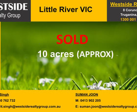 Rural / Farming commercial property sold at Little River VIC 3211