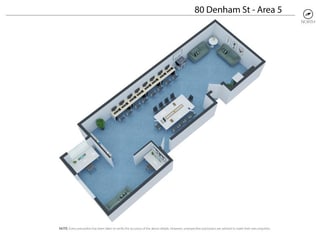 Offices commercial property leased at Area 1/1 & 5/ 80 Denham Street Rockhampton City QLD 4700