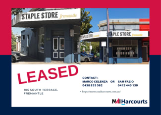 Other commercial property leased at 105 South Terrace Fremantle WA 6160 Other commercial property leased at 105 South Terrace Fremantle WA 6160