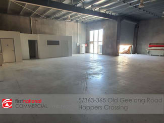 Factory, Warehouse & Industrial commercial property leased at 5/363-365 Old Geelong Road Hoppers Crossing VIC 3029