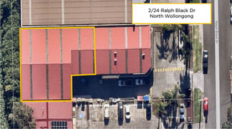 Factory, Warehouse & Industrial commercial property leased at 2/24 Ralph Black Drive North Wollongong NSW 2500