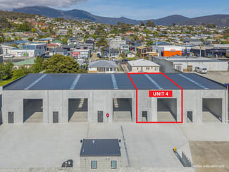 Factory, Warehouse & Industrial commercial property for lease at Warehouse 4/Rear, 154 Main Road Moonah TAS 7009