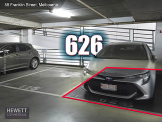Parking / Car Space commercial property sold at 626/58 Franklin Street Melbourne VIC 3000