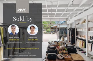 Shop & Retail commercial property sold at Shop 5/10 Grebe Street Peregian Beach QLD 4573