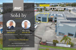 Factory, Warehouse & Industrial commercial property sold at Unit 5/2 Dual Avenue Warana QLD 4575