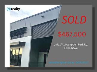Factory, Warehouse & Industrial commercial property sold at 1/41 Hampden Park Road Kelso NSW 2795 Factory, Warehouse & Industrial commercial property sold at 1/41 Hampden Park Road Kelso NSW 2795