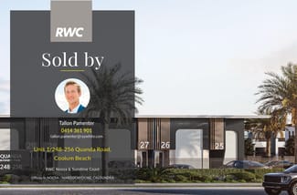 Factory, Warehouse & Industrial commercial property sold at 1/248-256 Quanda Road Coolum Beach QLD 4573