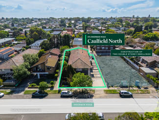 Development / Land commercial property for sale at 674 Inkerman Road Caulfield North VIC 3161