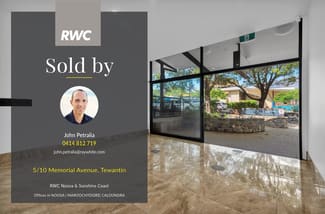 Shop & Retail commercial property sold at 5/10 Memorial Avenue Tewantin QLD 4565 Shop & Retail commercial property sold at 5/10 Memorial Avenue Tewantin QLD 4565