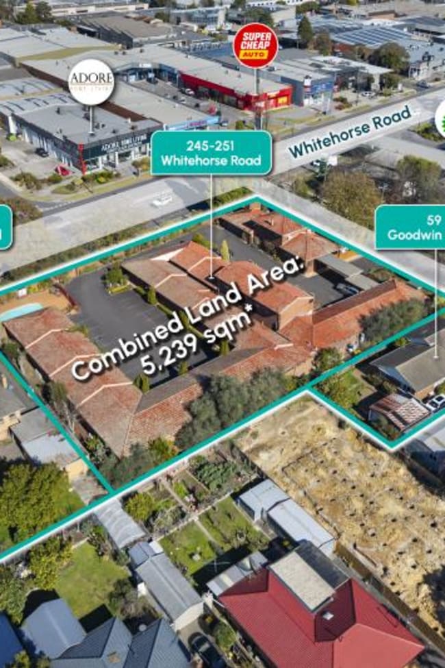 245-251 & 253 Whitehorse Road & 59 Goodwin Street Blackburn VIC 3130