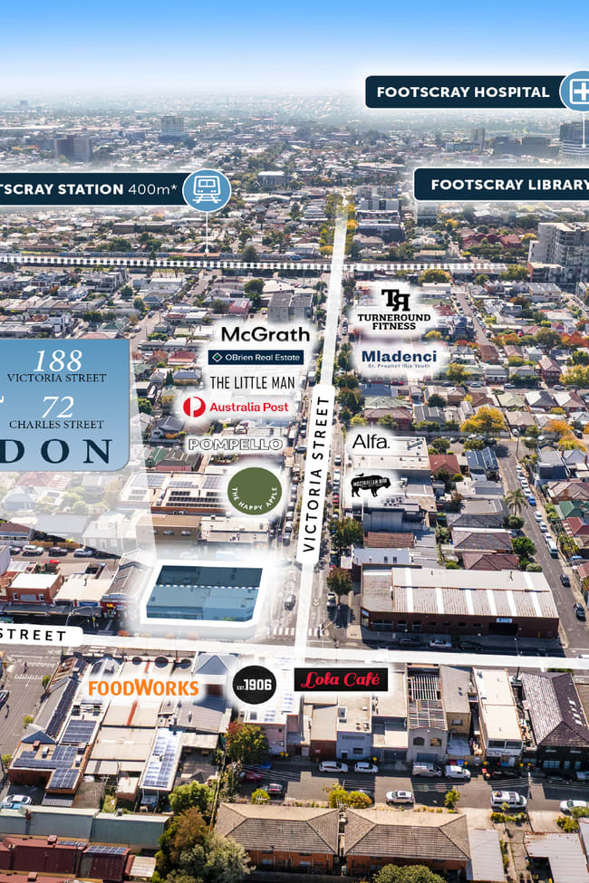 186, 188 Victoria Street and 72 Charles Street Seddon VIC 3011