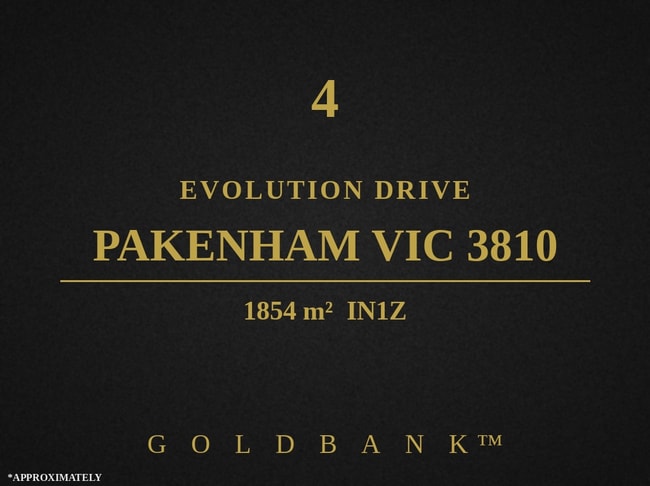 4 Evolution Drive Pakenham VIC 3810