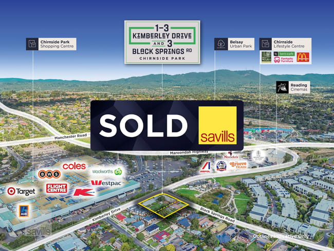 1-3 Kimberley Drive & 3 Black Springs Road Chirnside Park VIC 3116 1-3 Kimberley Drive & 3 Black Springs Road Chirnside Park VIC 3116