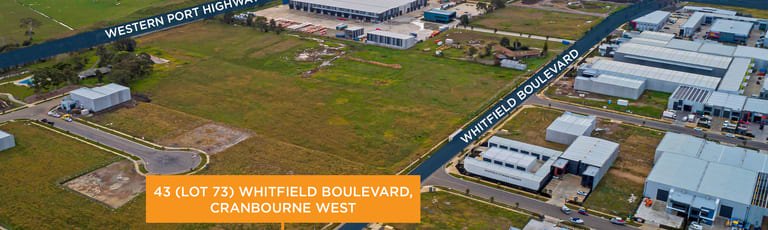 Factory, Warehouse & Industrial commercial property for lease at 43 Whitfield Boulevard Cranbourne West VIC 3977