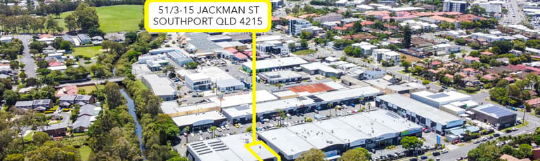 Factory, Warehouse & Industrial commercial property for lease at UNIT 51.3-15 JACKMAN STREET Southport QLD 4215