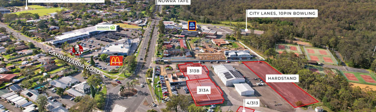 Development / Land commercial property for lease at 313 Princes Highway Bomaderry NSW 2541