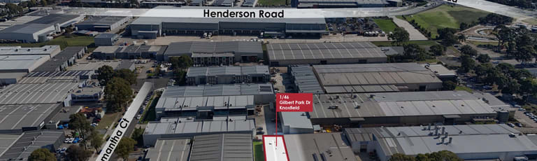 Factory, Warehouse & Industrial commercial property for lease at 1/46 Gilbert Park Drive Knoxfield VIC 3180