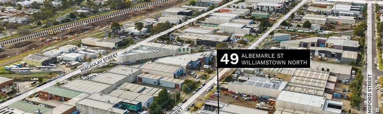 Factory, Warehouse & Industrial commercial property for lease at 49 Albemarle Street Williamstown North VIC 3016