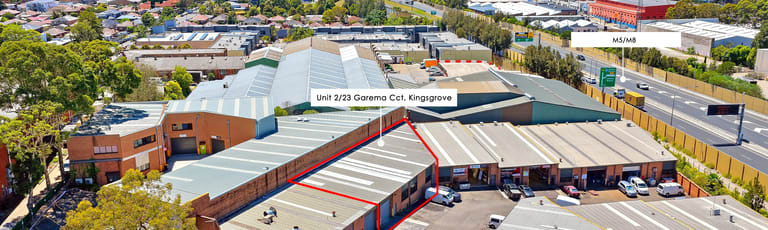 Factory, Warehouse & Industrial commercial property for lease at 2/23 Garema Circuit Kingsgrove NSW 2208