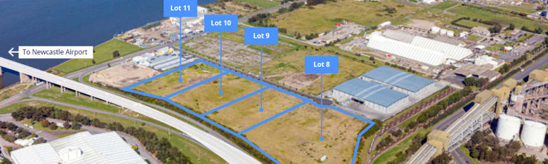 Factory, Warehouse & Industrial commercial property for sale at Lots 8, 9, 10 & 11 Portlink Close Kooragang NSW 2304