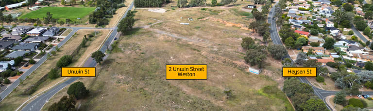 Development / Land commercial property for sale at Block A/2 Unwin Street Weston ACT 2611