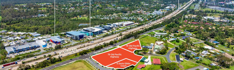 Development / Land commercial property for sale at 76 & 78 Old Pacific Highway Oxenford QLD 4210