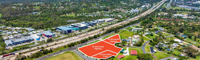 Development / Land commercial property for sale at 76 & 78 Old Pacific Highway Oxenford QLD 4210