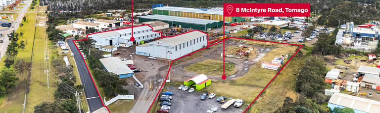 Factory, Warehouse & Industrial commercial property for sale at 8 & 10 McIntyre Road Tomago NSW 2322