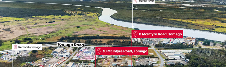 Factory, Warehouse & Industrial commercial property for sale at 8 & 10 McIntyre Road Tomago NSW 2322