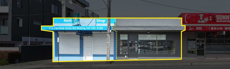 Shop & Retail commercial property for sale at 412 & 414 Ferntree Gully Road Notting Hill VIC 3168
